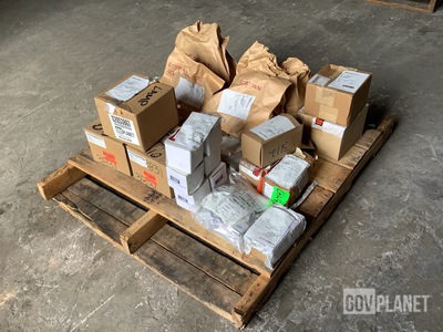 (1) Valve, (7) Circuit Breakers, (2) Stabilator Assemblies & Assorted Items