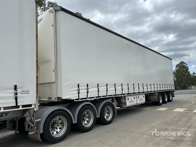 2016 Vawdrey Tri/A Pritsche-Plane Anhänger