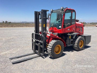 2025 KUL RTF-3500 7700 lb 4x4 Montacargas Todo Terreno (Sin Usar) / Rough Terrain Forklift (Unused)