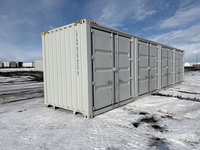 2025 40 ft High Cube Multi-Door Storage Container