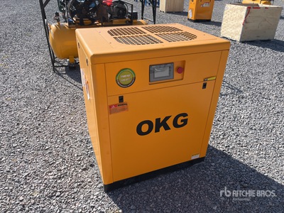 2025 OKG SAC-20 2.4 m3/min Skid-Mounted Electric Compresor de Aire de Tornillo (Sin Usar) / Air Compressor (Unused)