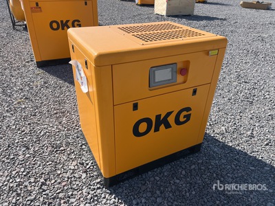 2025 OKG SAC-10 1.1 m3/min Skid-Mounted Electric Compresor de Aire de Tornillo (Sin Usar) / Air Compressor (Unused)