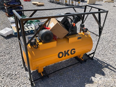 2025 OKG RAC-5.5-300L Mobile Electric 300 L Compresor de Aire (Sin Usar) / Air Compressor (Unused)