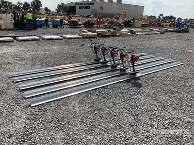 2025 OKG LM6000 Lote de (5) Reglas para Concreto (Sin Usar) / Quantity of (5) Betonnen dekvloer (Unused)