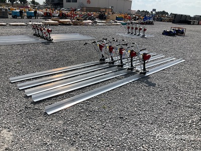 2025 OKG LM6000 Lote de (5) Reglas para Concreto (Sin Usar) / Quantity of (5) Betonnen dekvloer (Unused)