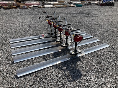 2026 OKG LM3000 Lote de (5) Reglas para Concreto (Sin Usar) / Quantity of (5) Betonnen dekvloer (Unused)