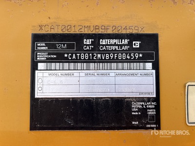 2009 Cat 12M VHP Motor Grader