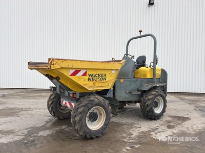 2009 Wacker Neuson 6001 6 t 4x4 Swivel Motobasculeur Tombereau