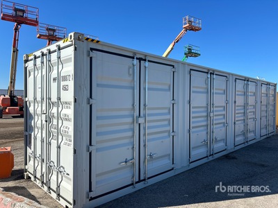 2026 40 ft High Cube Open-Sided 40 ft High Cube Multi-Door Storage Container