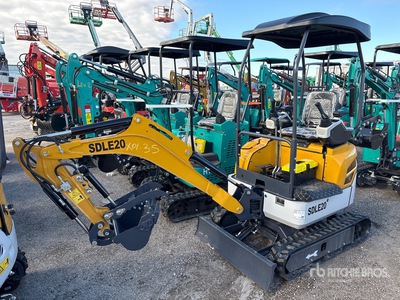2026 SDLANCH SDLE20-YELLOW を見 Mini Excavator (Unused)