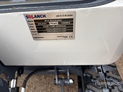2026 SDLANCH SDLE20-YELLOW Minibagger (Unused)