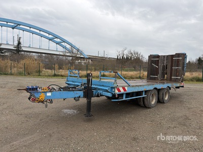 1994 Actm B21215 19000 kg T/A Remorque Porte-Engin 2 Essieux Tieflader