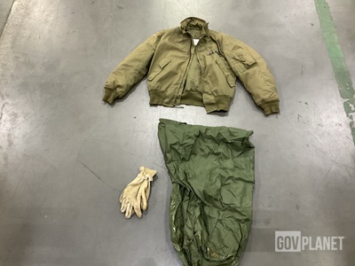 (13) Cold Weather Jackets, (50) Clothing Bags & Assorted Items