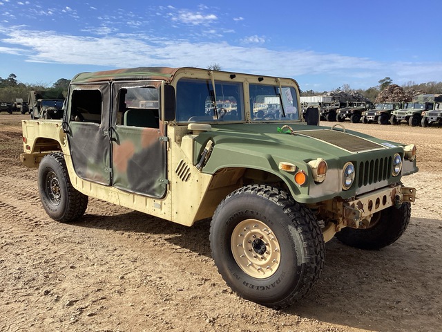 2008 AM General M1097R1 HMMWV 4 Door Soft Top w/Truck Body