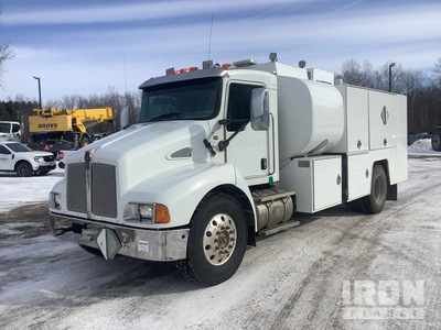 2008 Kenworth T300 4x2 Fuel Fuel and Lube Truck