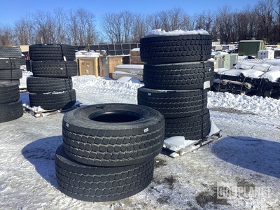 (6) Goodyear 445/65R22.5 Tires