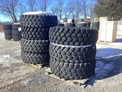 (7) Michelin 16.00R20 Tires