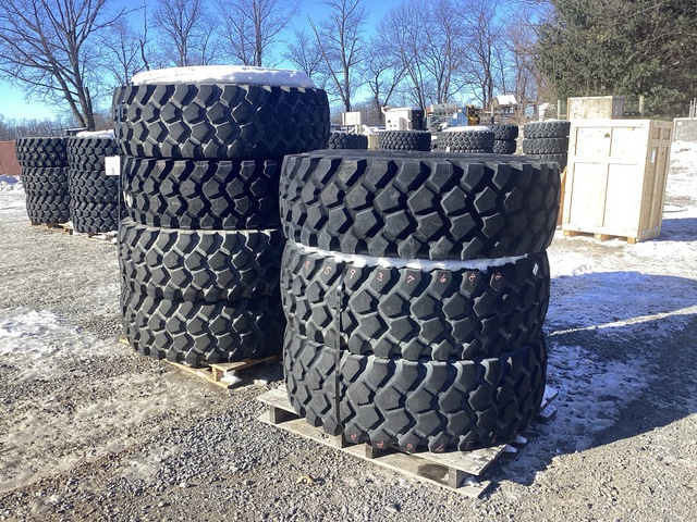 (7) Michelin 16.00R20 Tires