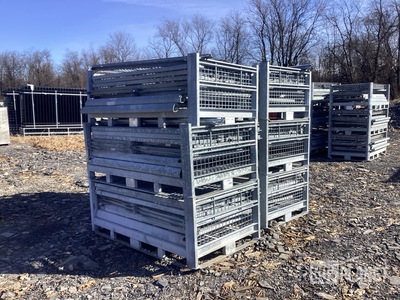 (2) Mobile Shelter Systems 04030_A4 T-STF Storage & Transport Frame Assemblies