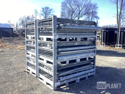 (2) Mobile Shelter Systems Storage & Transport Frame Assemblies