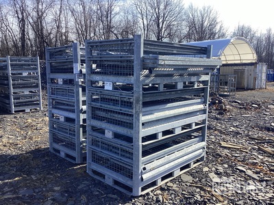 (2) Assorted Mobile Shelter Systems Storage & Transport Frame Assemblies