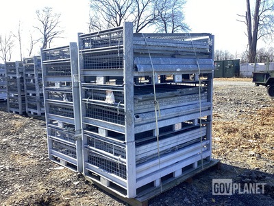 (2) Mobile Shelter Systems 04030_A4 T-STF Storage & Transport Frame Assemblies