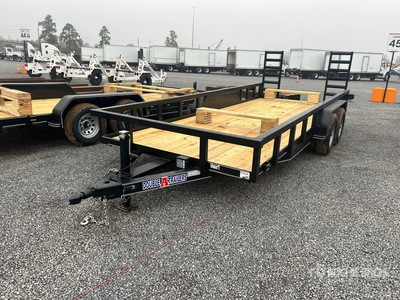 2026 Double A 18 ft T/A Utility Trailer