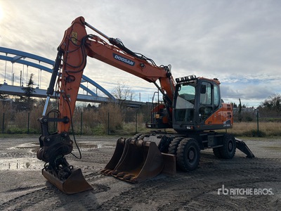 2020 Doosan DX 165 W-5 Pelle Sur Pneus Wheel Excavator