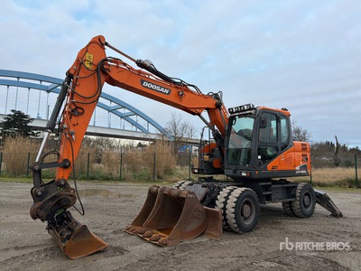 2020 Doosan DX 165 W-5 Pelle Sur Pneus Excavadora de Ruedas