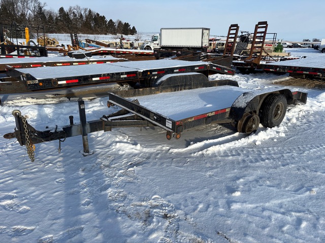 1996 Butler LT-1014 15 ft T/A Tilt Deck Trailer