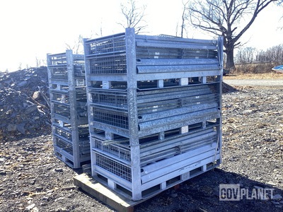 (2) Assorted Mobile Shelter Systems Storage & Transport Frame Assemblies