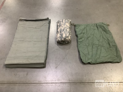 (25) Self-Inflating Sleeping Mats, (62) Barracks Bags & Assorted Items