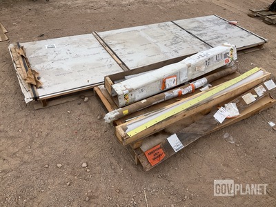 (11) Sheets of Aluminum Alloy, (1) Door Track, (8') of Rod Bar & (4') of Tubes