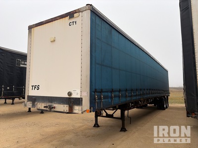 2017 Manac 10248C011F 48 ft T/A Pritsche-Plane Anhänger