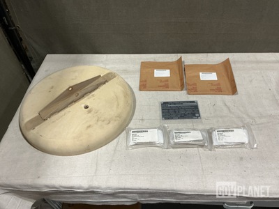 (1) Manhole Cover, (16) Top Fastener Position Brackets & Assorted Items