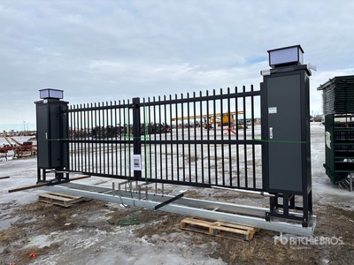 2026 Suihe SG 20 ft Wrought Iron Bi-Parting Driveway Gate (Unused)