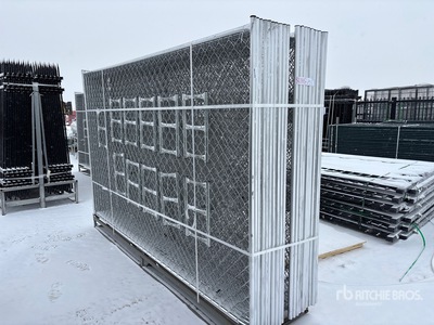 Quantity of (20) 2026 Suihe SF-D-20 10 ft x 6 ft Temporary Site Fence (Unused)