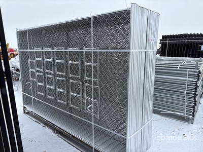 Quantity of (20) 2026 Suihe SF-D-20 10 ft x 6 ft Temporary Site Fence (Unused)