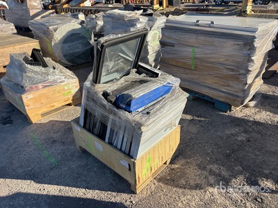 Quantity of (2) Pallets of Commercial Freezer/Refrigerator doors (Unused)