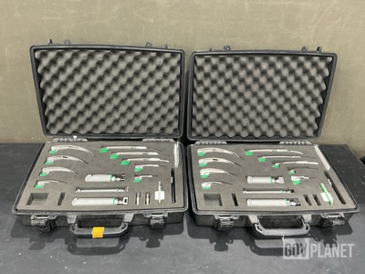 (2) Welch Allyn MIL5062 Comprehensive Laryngoscope Kits