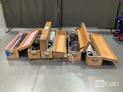 (6) Assorted Camera Lenses w/Cases