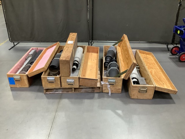 (6) Assorted Camera Lenses w/Cases