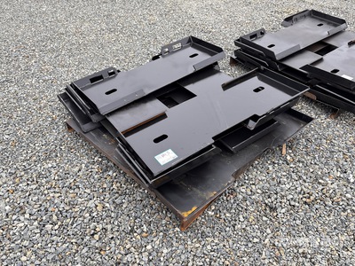 Quantity of (12) 46 in Attachments Skid Steer Attachment Mounting Plate