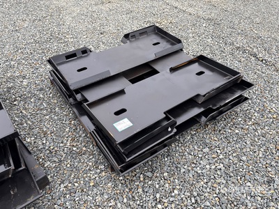 Quantity of (12) 46 in Skid Steer Attachment Mounting Plate