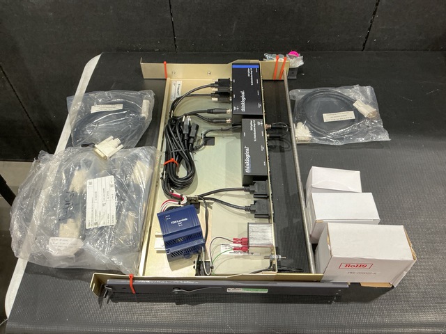 General Atomics UPB85084-1 Video Network Distribution PPO1 Shelf Assembly