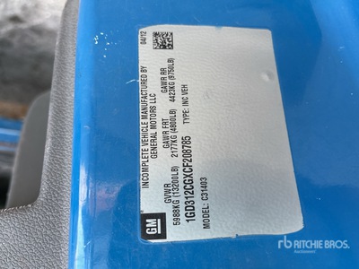 2012 GMC Sierra 3500HD 4x2 Utility Truck