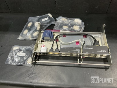 General Atomics UPB85084-1 Video Network Distribution PPO1 Shelf Assembly