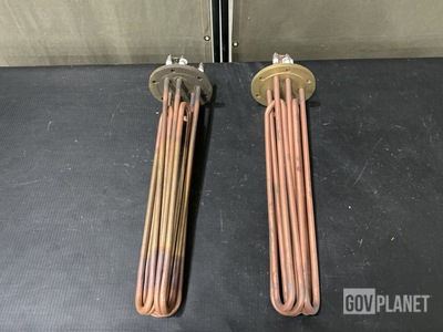(2) Electric Heater F154403ES Immersion Type Electrical Heating Elements