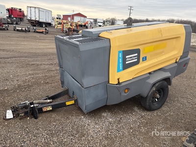2018 Atlas Copco XATS400PEJD8FT4 400 cfm Mobile Compresor de aire