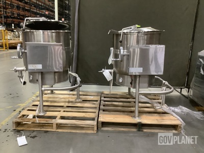 (2) Steam Jacketed Kettles